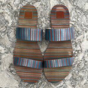 Dolce Vita Multicolor Striped Sandals